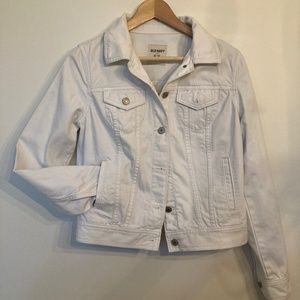 White jean jacket size M